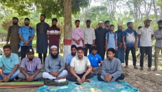 কুয়েট শিক্ষার্থীদের আন্দোলনে সংহতি জানিয়ে অনশনে ইবি সমন্বয়ক