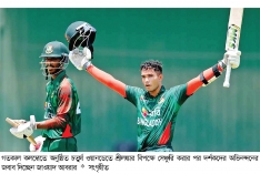 জাওয়াদের সেঞ্চুরিতে যুবাদের হ্যাটট্রিক জয়  