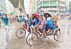 রাজধানীতে বৃষ্টি  