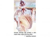 প্রচণ্ড গরমে কদর বেড়েছে তালের হাতপাখার  