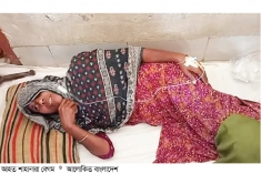 যুবলীগ নেতার বাড়িতে ককটেল বিস্ফোরণ  