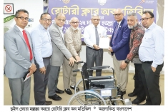 হজযাত্রীদের অধিকতর সেবা প্রদানে হুইল চেয়ার সরবরাহ  