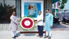 বিশ্বকবি রবীন্দ্রনাথ ঠাকুরের জন্মবার্ষিকীতে রবিতে শ্রদ্ধা