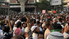 আ.লীগ নিষিদ্ধের দাবিতে ‘শাহবাগ ব্লকেড’
