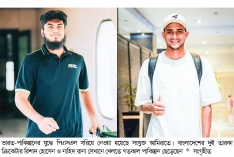 দেশে নয়, দুবাই গেলেন রিশাদ-নাহিদ  