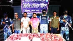 ভোলায় ৪৫ কেজি হরিণের মাংসসহ দুই পাচারকারী আটক