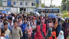 রোহিঙ্গা ক্যাম্পের ১২৫০ হোষ্ট টিচারকে চাকুরিচ্যুতির প্রতিবাদে বিক্ষোভ