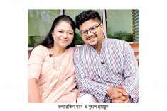 টেলিভিশনে প্রথমবার মায়ের সঙ্গে নুহাশ হুমায়ূন