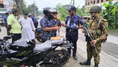 চাঁদপুরে যৌথ বাহিনীর অভিযানে ২২ মোটরসাইকেল জব্দ