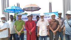 বেরোবি’র একাডেমিক ভবন-১ এর সম্প্রসারণ কাজের উদ্বোধন