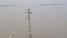 সিরাজগঞ্জে যমুনা নদীতে পানি বাড়ছে, বন্যার আশঙ্কা