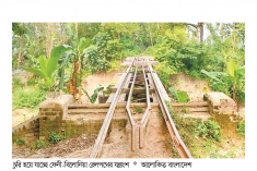 ২৮ বছর ধরে বন্ধ ফেনী-বিলোনিয়া রেলপথ  