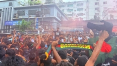 বাংলাদেশ-সিঙ্গাপুর ম্যাচ ঘিরে ফুটবলে ফিরে এলো উৎসবের রঙ
