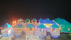 ধনাগোদা নদীর বুকে ভাসমান ‘রিভার ভিউ রিসোর্ট’
