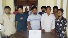 ফরিদগঞ্জের রূপসা থেকে ৯ জুয়াড়ি আটক