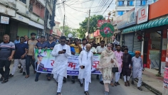 শেরপুরে নবগঠিত বিএনপি আহ্বায়ক কমিটিকে স্বাগত জানিয়ে আনন্দ মিছিল