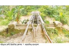 বেদখল হয়ে যাচ্ছে ফেনী বিলোনিয়া রেলপথের সম্পদ  