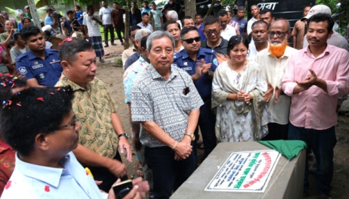 রাজস্থলীতে জেলা প‌রিষদ চেয়ারম্যা‌নের বিভিন্ন উন্নয়ন প্রকল্প উদ্বোধন