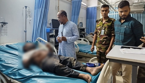স্থলমাইনে আহত হাতির হামলায় দুই চিকিৎসক সিএমএইচে