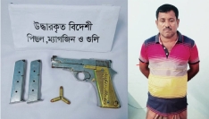 মেহেরপুরের গাংনীতে বিদেশি অস্ত্রসহ আটক ১