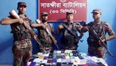 কলারোয়া সীমান্তে ৮৫টি ভারতীয় মোবাইল ফোন জব্দ