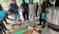 মানিকগঞ্জে নকল সাবানের কারখানায় র‍্যাবের অভিযান