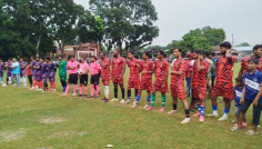 পাংশায় শুরু হলো আন্তজেলা ফুটবল টুর্নামেন্ট