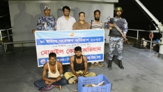 হাইমচর মেঘনায় ইলিশ শিকারের দায়ে ২ জেলেকে কারাদণ্ড