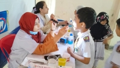 নওগাঁ পাবলিক প্রি-ক্যাডেট স্কুলে ফ্রি ডেন্টাল ক্যাম্প