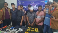 সাভারে ডিবি পরিচয়ে ডাকাতি : গ্রেপ্তার ৯