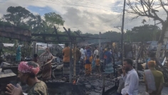 তালায় ভয়াবহ অগ্নিকাণ্ডে ৮ দোকান পুড়ে ছাই