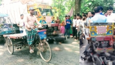 চুয়াডাঙ্গায় মোটরসাইকেল-লাটাহাম্বার মুখোমুখি সংঘর্ষে নিহত ১