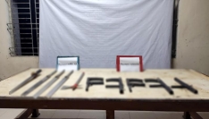 চাঁদপুরে ৫ পাইপগানসহ দেশীয় অস্ত্র উদ্ধার