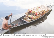 হাকালুকি হাওরে বিশেষ কায়দায় চিংড়ি শিকার  