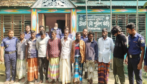 যমুনা নদীতে বাল্কহেডে চাঁদাবাজি গ্রেপ্তার ১০