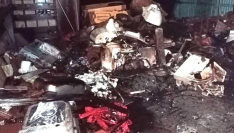 সিরাজগঞ্জে বাজারে ভয়াবহ অগ্নিকাণ্ড