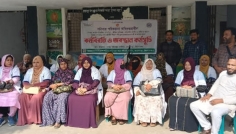 হোসেনপুরে পরিবার পরিকল্পনা কর্মচারীদের কর্মবিরতি