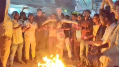 মুন্সীগঞ্জে মির্জা ফখরুলের কুশপুত্তলিকা দাহ করলো বিএনপি নেতাকর্মীরা