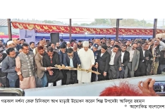 দর্শনা কেরু চিনিকলে আখ মাড়াই শুরু  