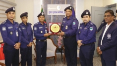 চুয়াডাঙ্গা জেলা পুলিশের বদলি কর্মকর্তাদের বিদায় সংবর্ধনা