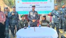 সুনামগঞ্জে অগ্নিকাণ্ডে ক্ষতিগ্রস্ত সদস্যের পাশে আনসার-ভিডিপি