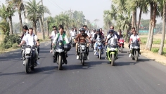 প্রায় আড়াইশ বাইকারের অংশগ্রহণে নওগাঁয় সুজুকি রাইডার্স ডে