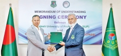 বিইউপি ও ওসিপিএএসএস’র মধ্যে সমঝোতা স্মারক স্বাক্ষরিত  