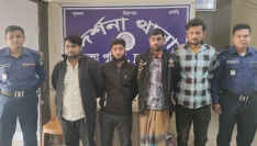 দর্শনায় নাশকতা মামলার আসামিসহ আটক ৫