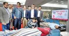 স্বেচ্ছায় রক্তদান কর্মসূচি উদ্বোধন  