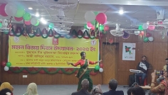 নাচ-গানে আইসিএইচ-বির বিজয় দিবস উদযাপন