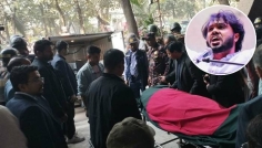 ময়নাতদন্তের জন্য হাদির মরদেহ সোহরাওয়ার্দী হাসপাতালে