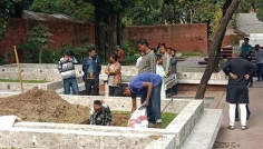 জাতীয় কবির সমাধির পাশে খনন করা হয়েছে হাদির কবর