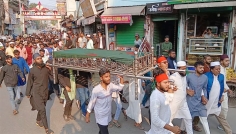 চাঁদপুরে গায়েবানা জানাজা ও প্রতীকী কফিন নিয়ে বিক্ষোভ মিছিল