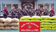 হবিগঞ্জে বিপুল ভারতীয় কসমেটিক্স ও জিরাসহ গাড়ি জব্দ